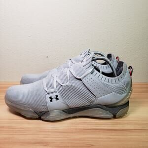Under Armour Men's Size 10.5 HOVR Tour Spikeless Cleats Gray Golf Shoes Sporty